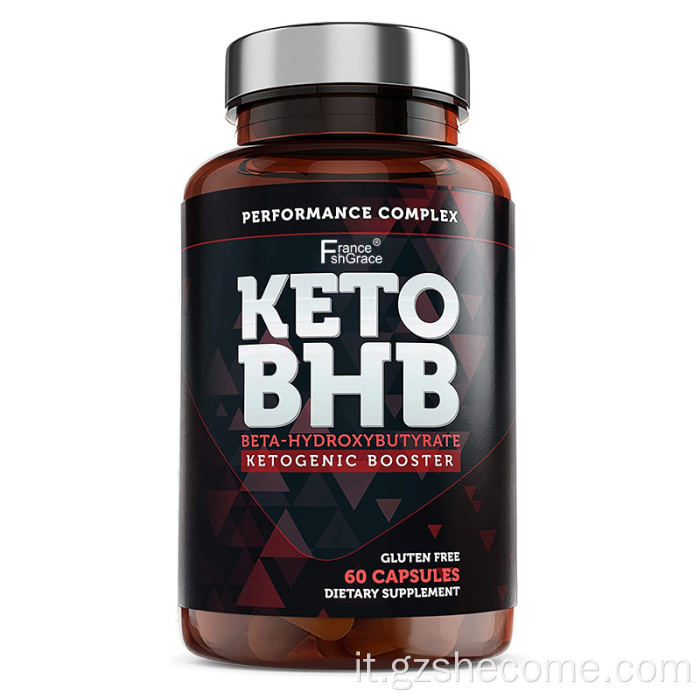 OEM Keto Capsules perdita di peso Keto BHB Supplemento
